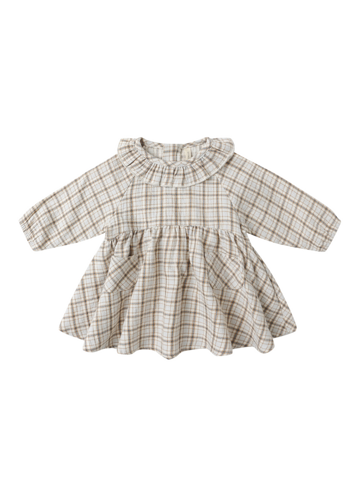 Simone Dress || Blue Plaid