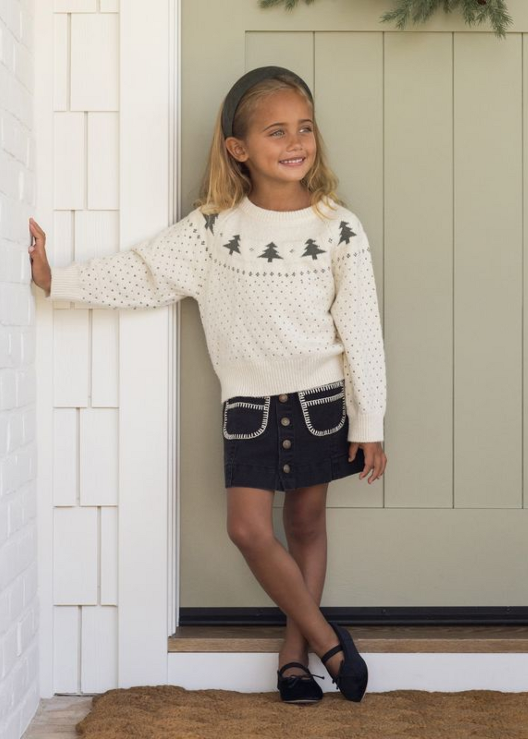 Fair Isle Sweater || Trees