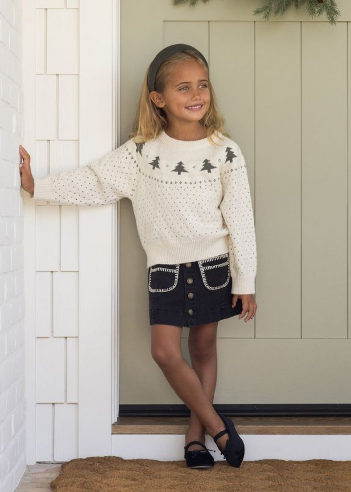 Fair Isle Sweater || Trees