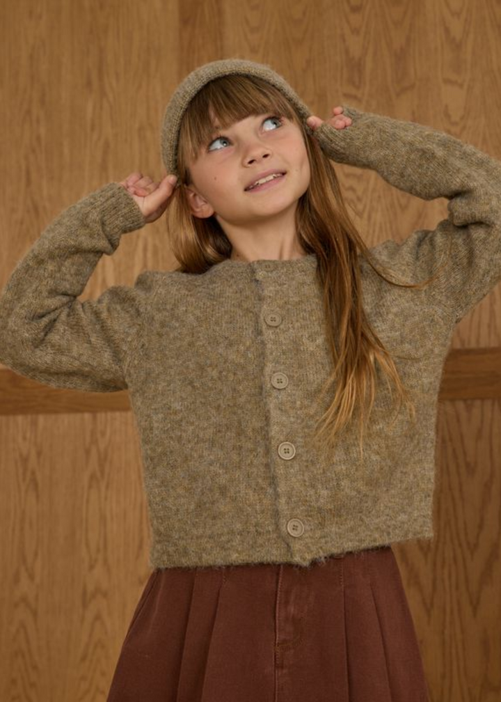Fuzzy Cardigan || Evergreen