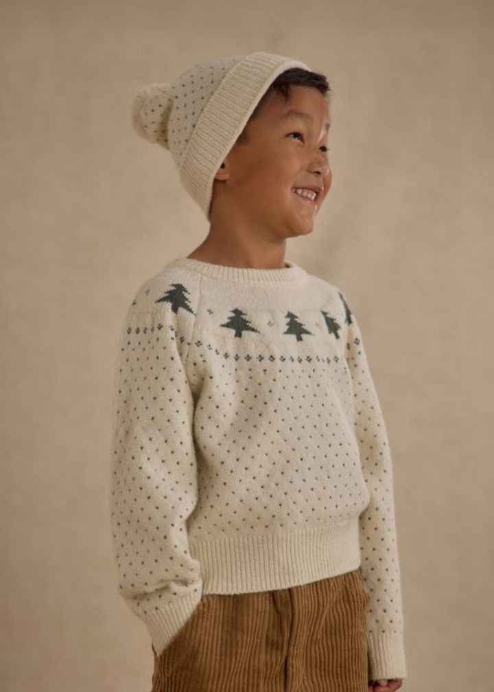 Fair Isle Sweater || Trees