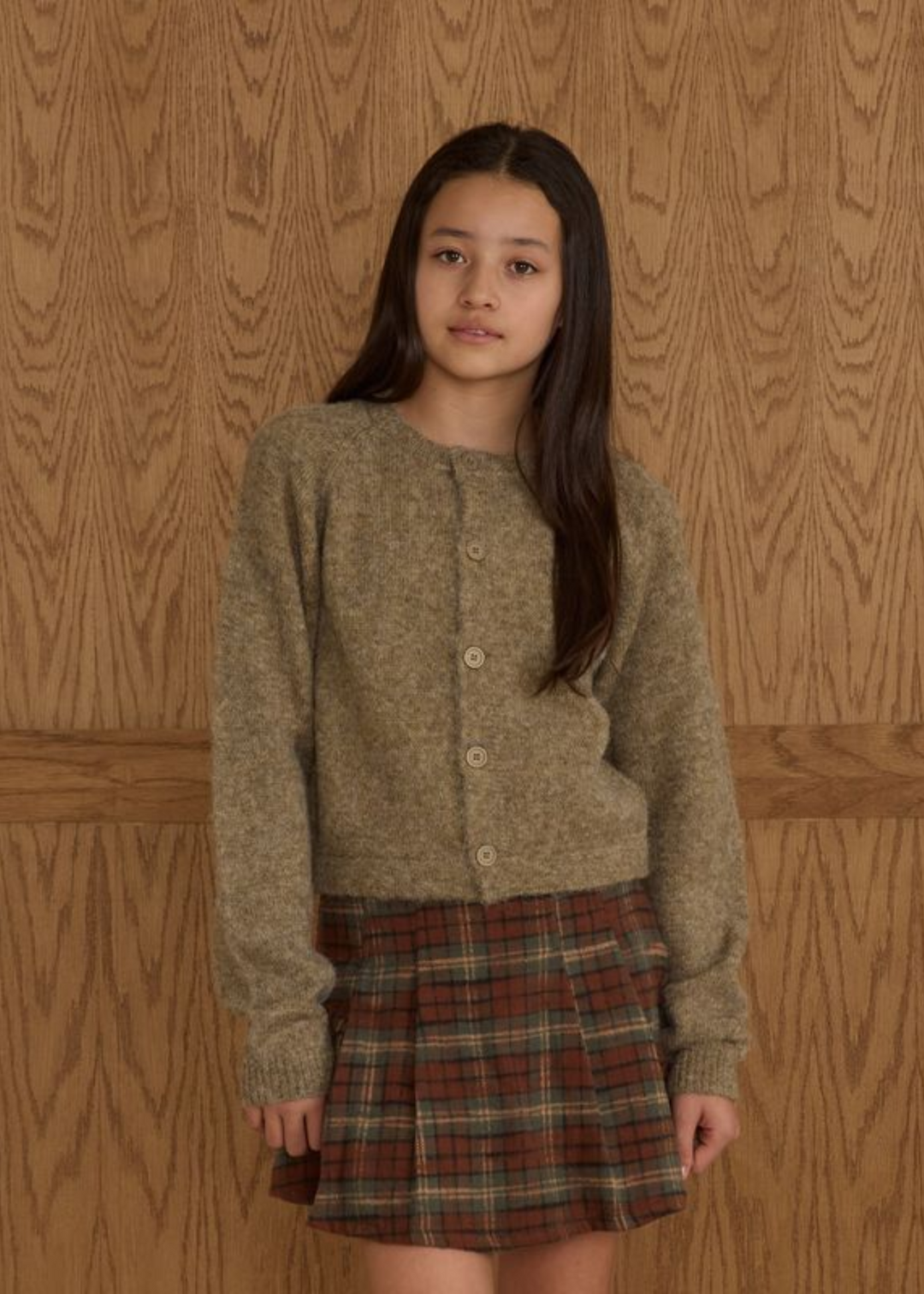 Pleated Skirt || Holiday Plaid