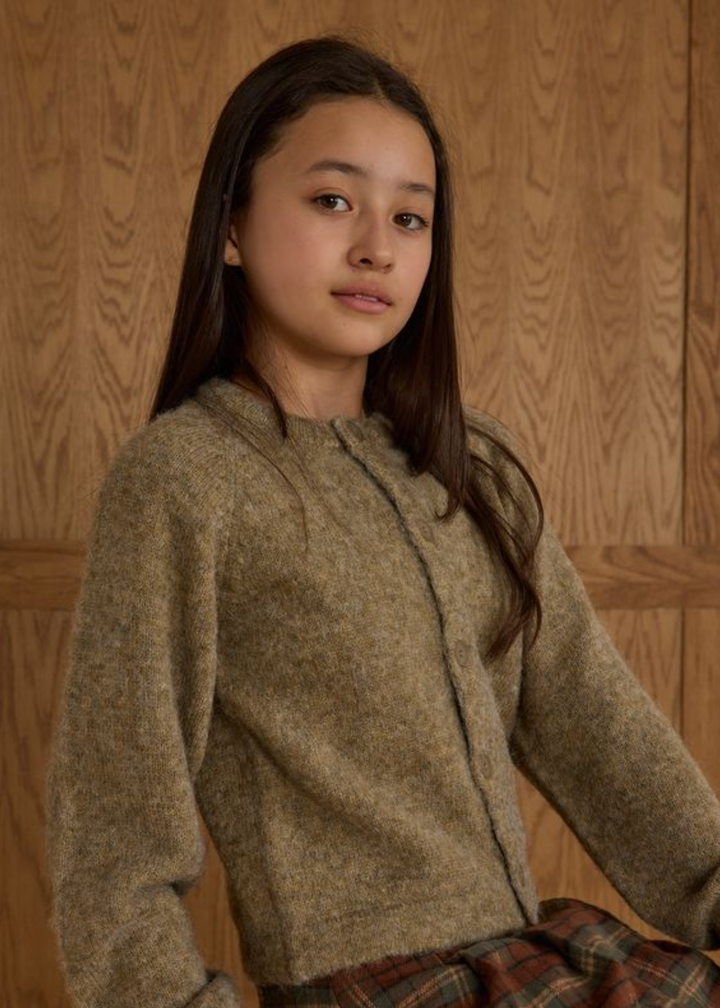 Fuzzy Cardigan || Evergreen