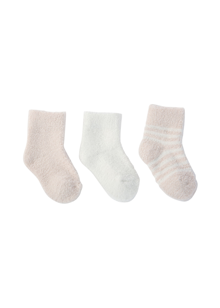CozyChic® 3 Pair Infant Sock Set - Pink