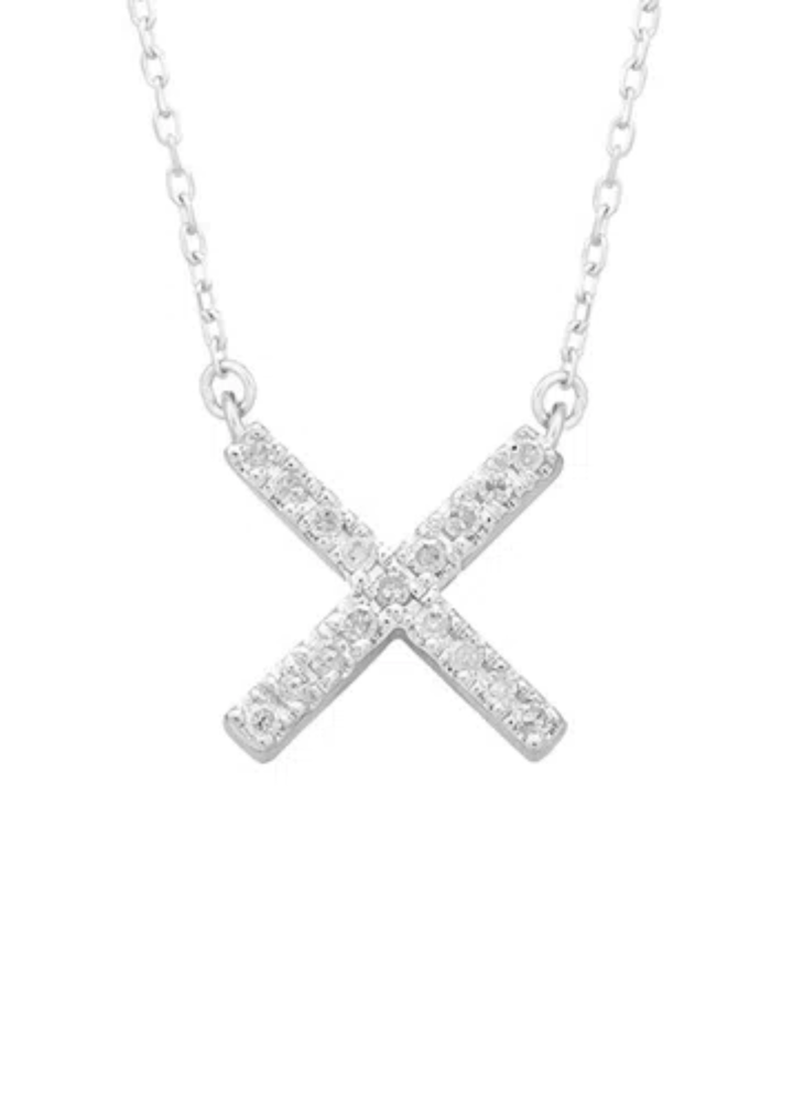 Pavé X Necklace