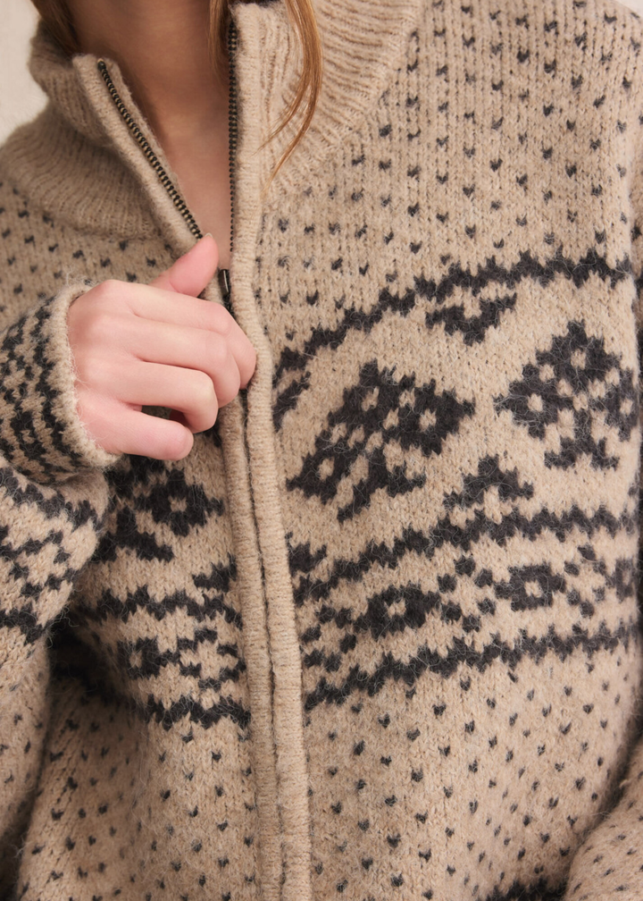 Bismarck Zip Cardigan