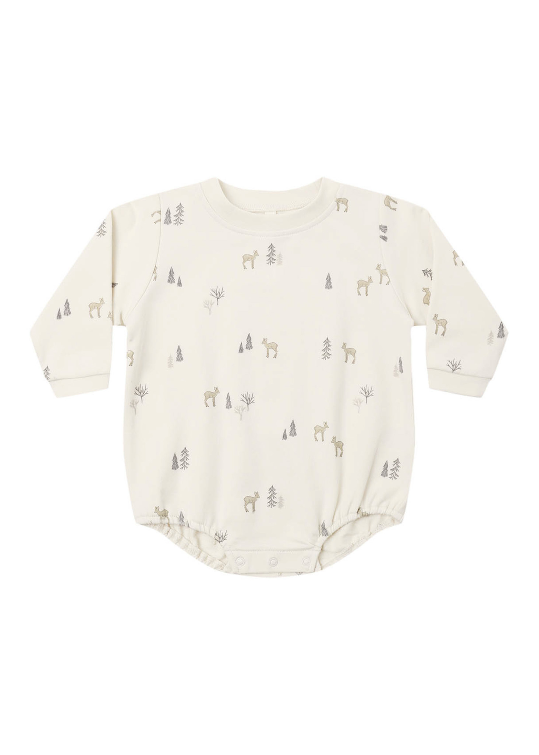 Crewneck Bubble Romper || Deer