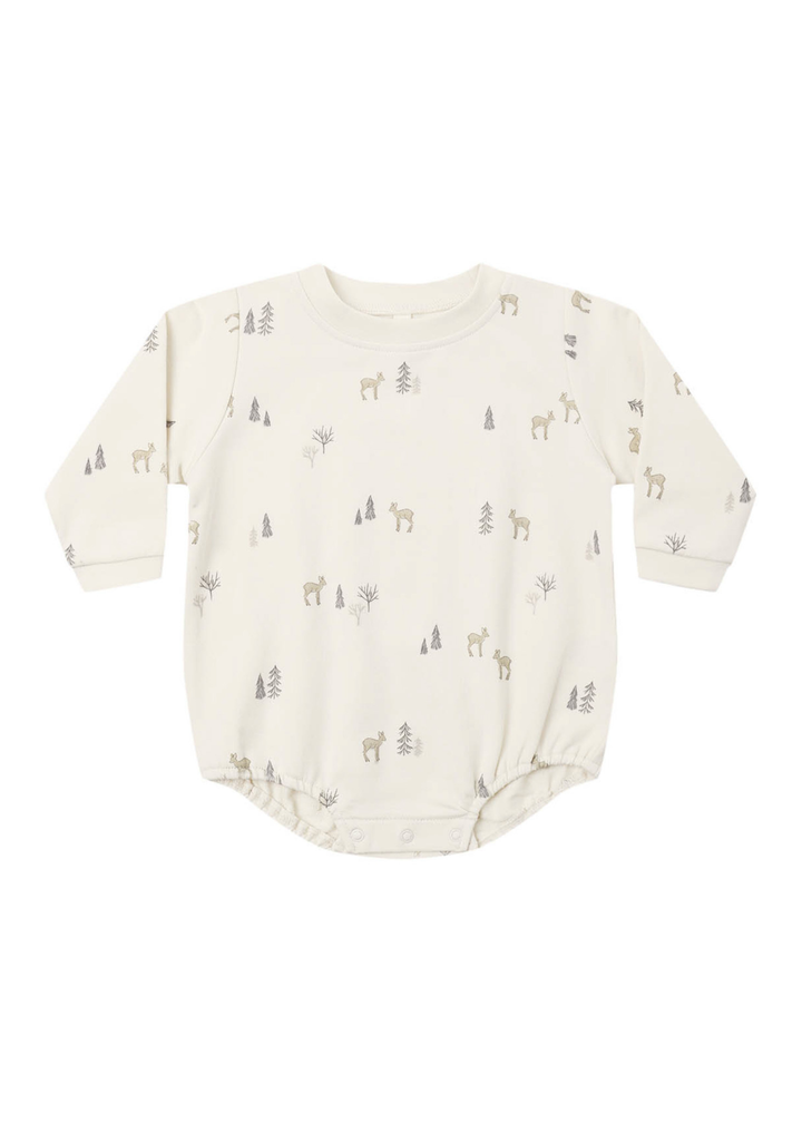 Crewneck Bubble Romper || Deer
