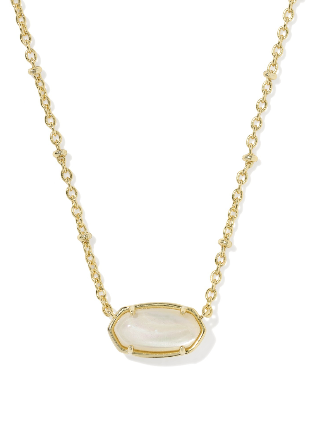 Tiger Striped Elisa Short Pendant Necklace