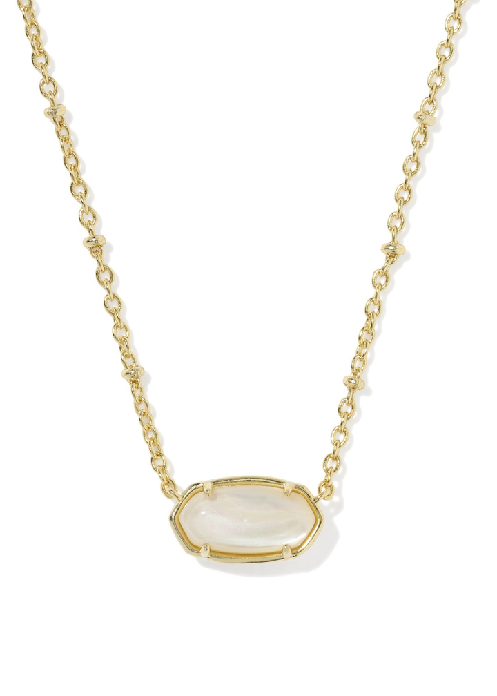 Tiger Striped Elisa Short Pendant Necklace