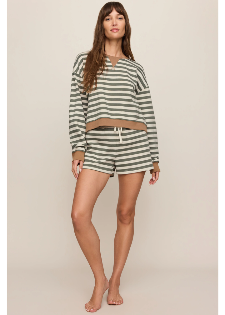 Low Key Stripe Short