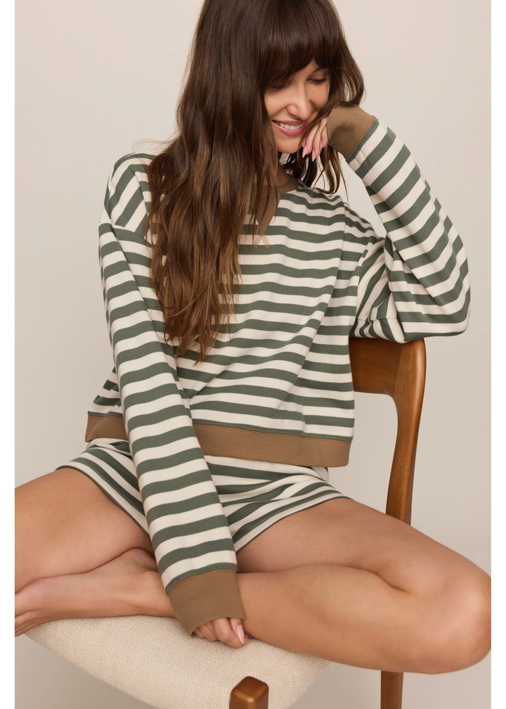 Low Key Stripe Short