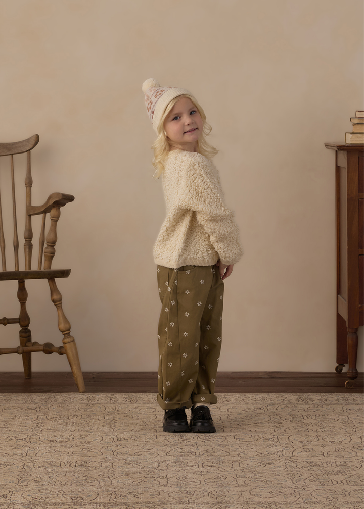 Beanie Flower || Fair Isle