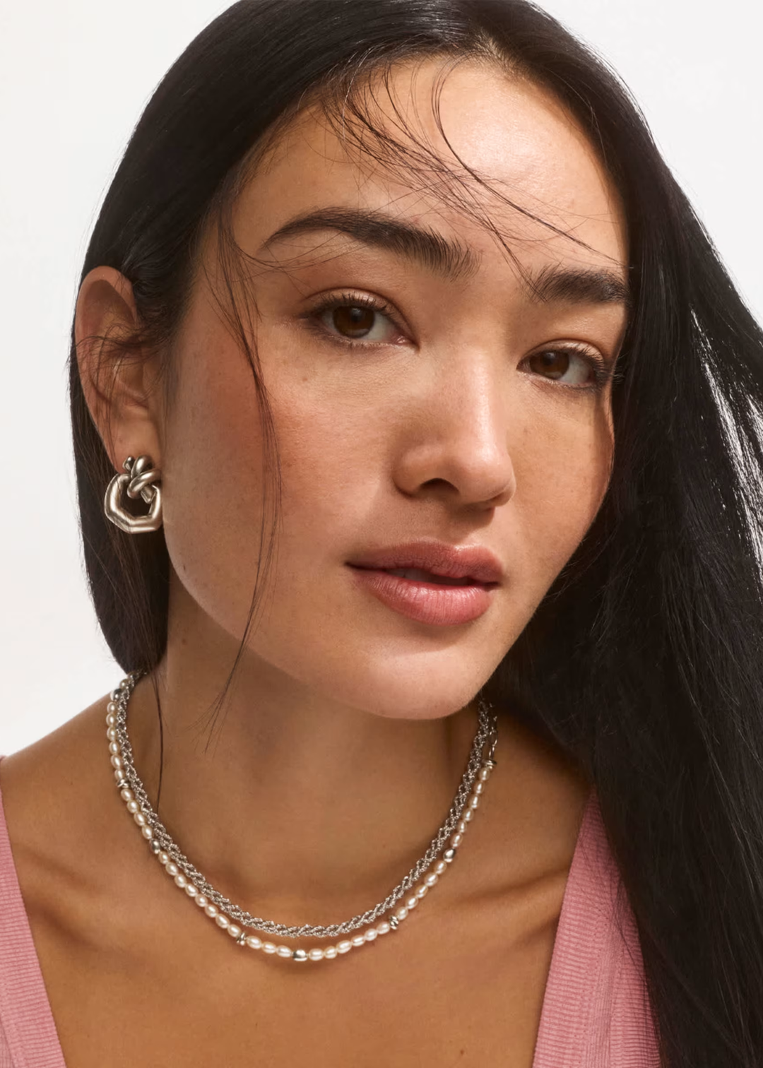 Parker Knot Open Frame Earrings