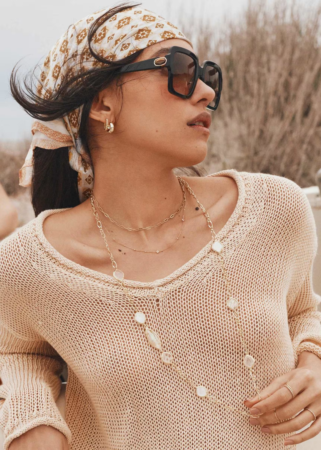 Ophelia Long Strand Necklace