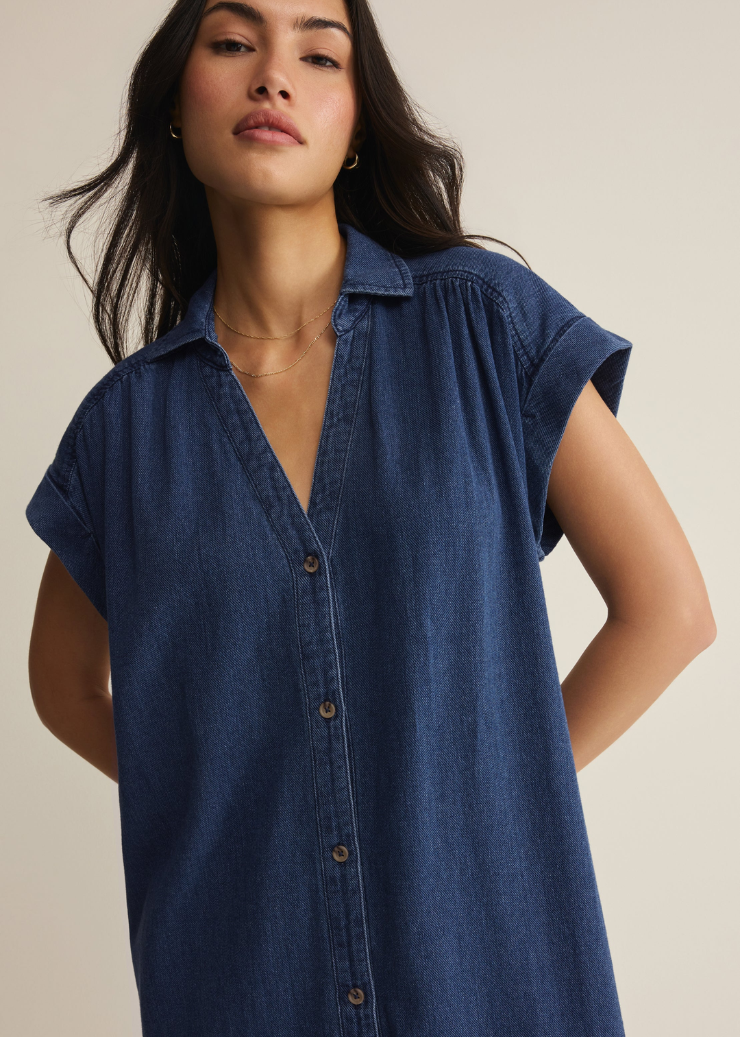 Shellbound Twill Dress