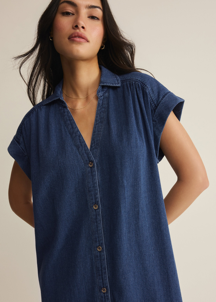 Shellbound Twill Dress