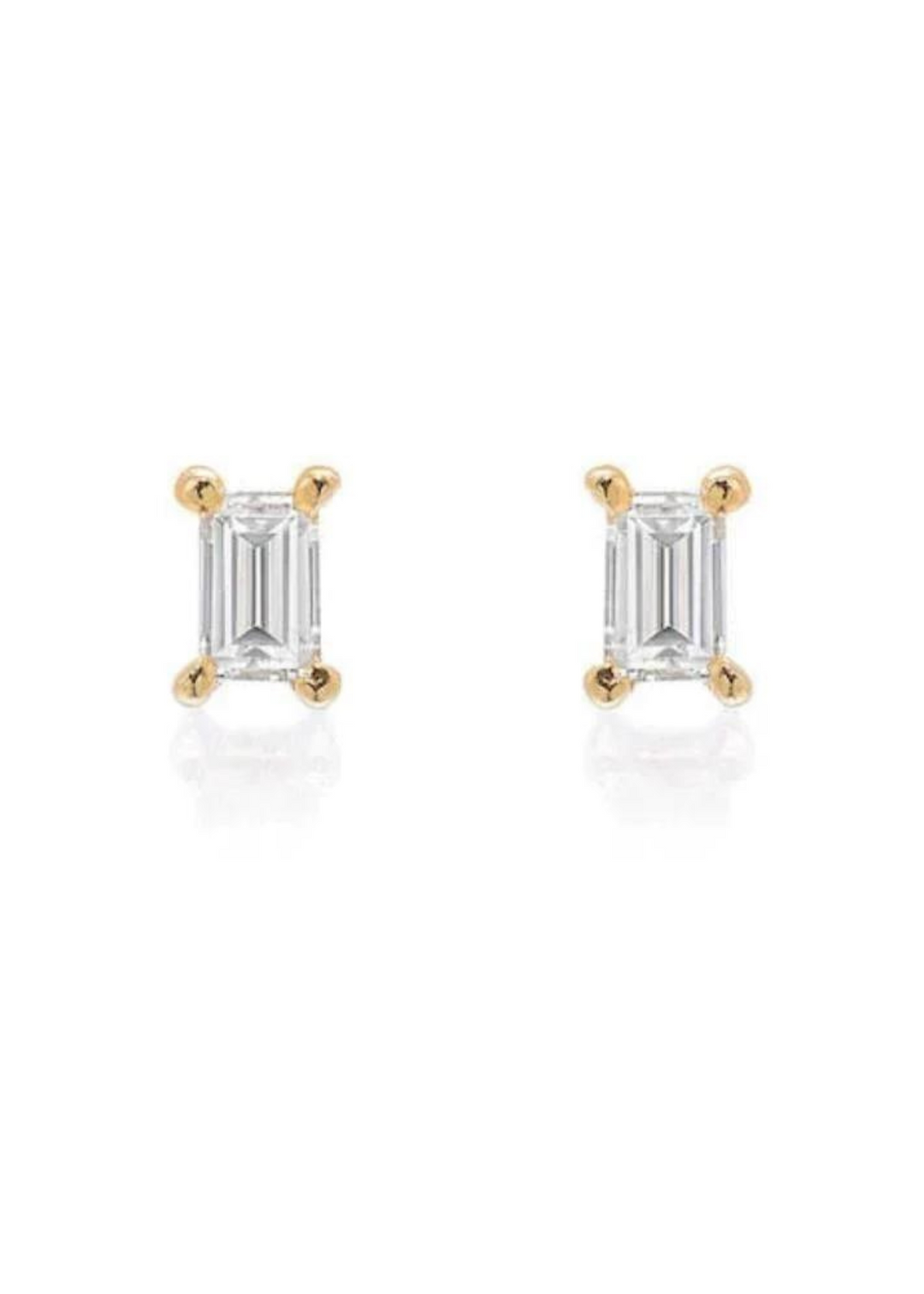 Petite Baguette Post Earrings