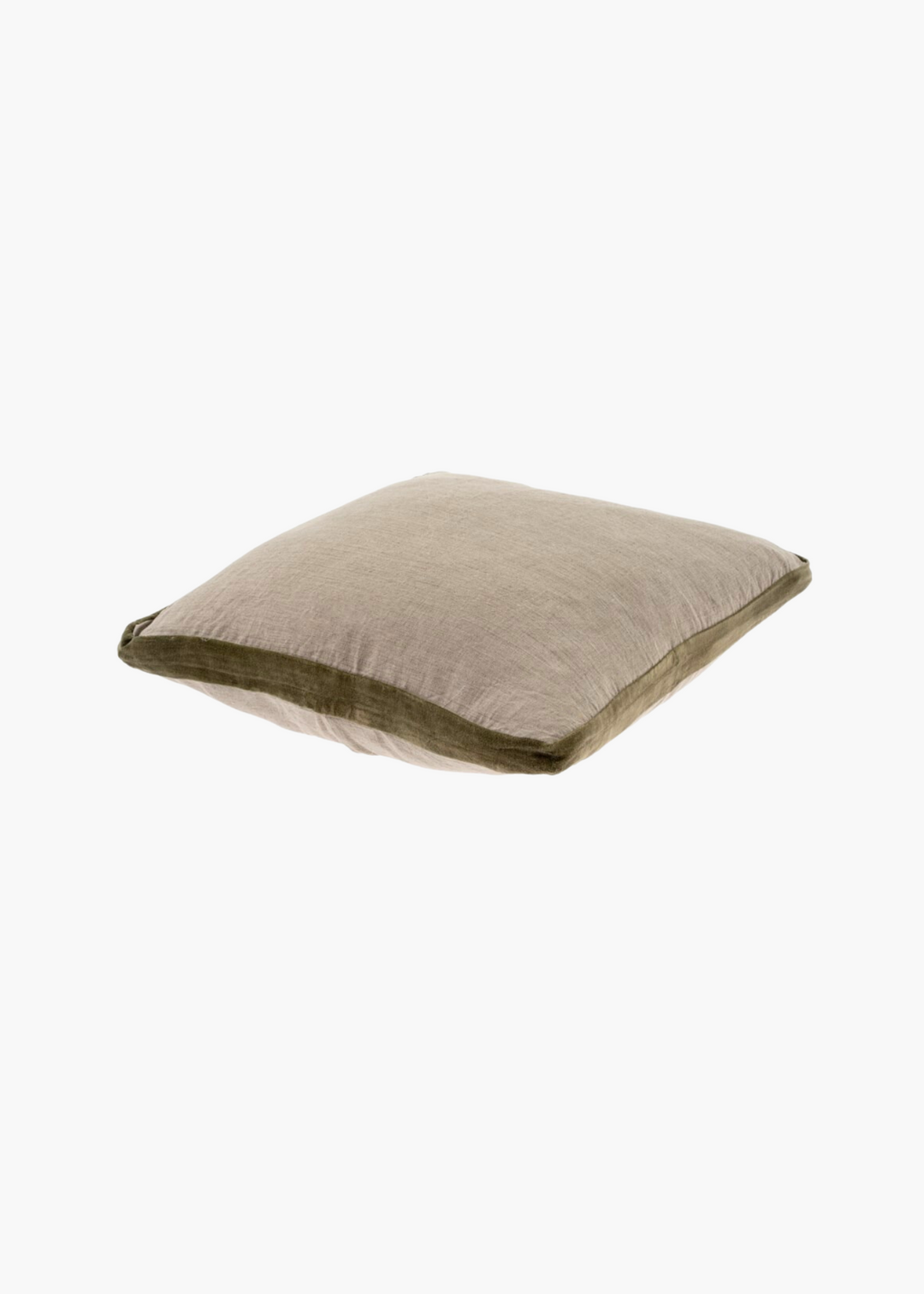 Velvet Trim Pillow
