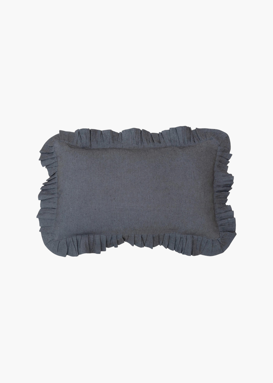 Ruffle Chambray Lumbar