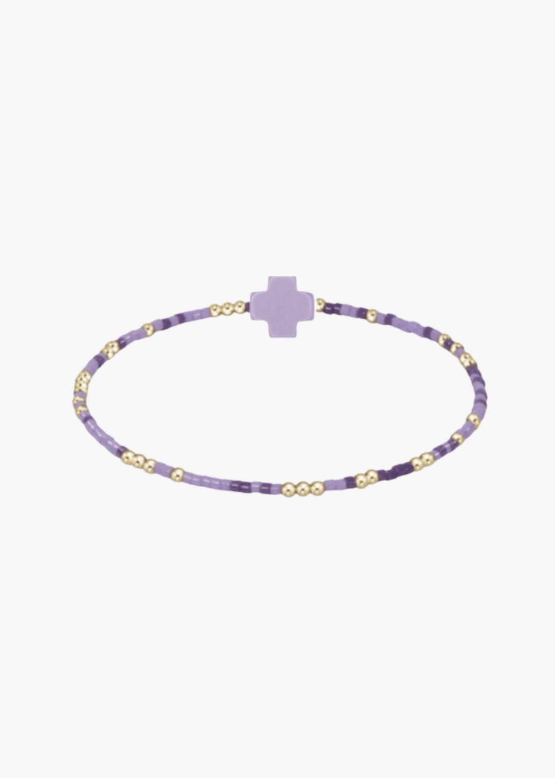 egirl Hope Unwritten Signature Cross Bracelet - Purple People Eater