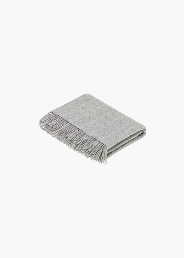 Merino Pinstripe Throw