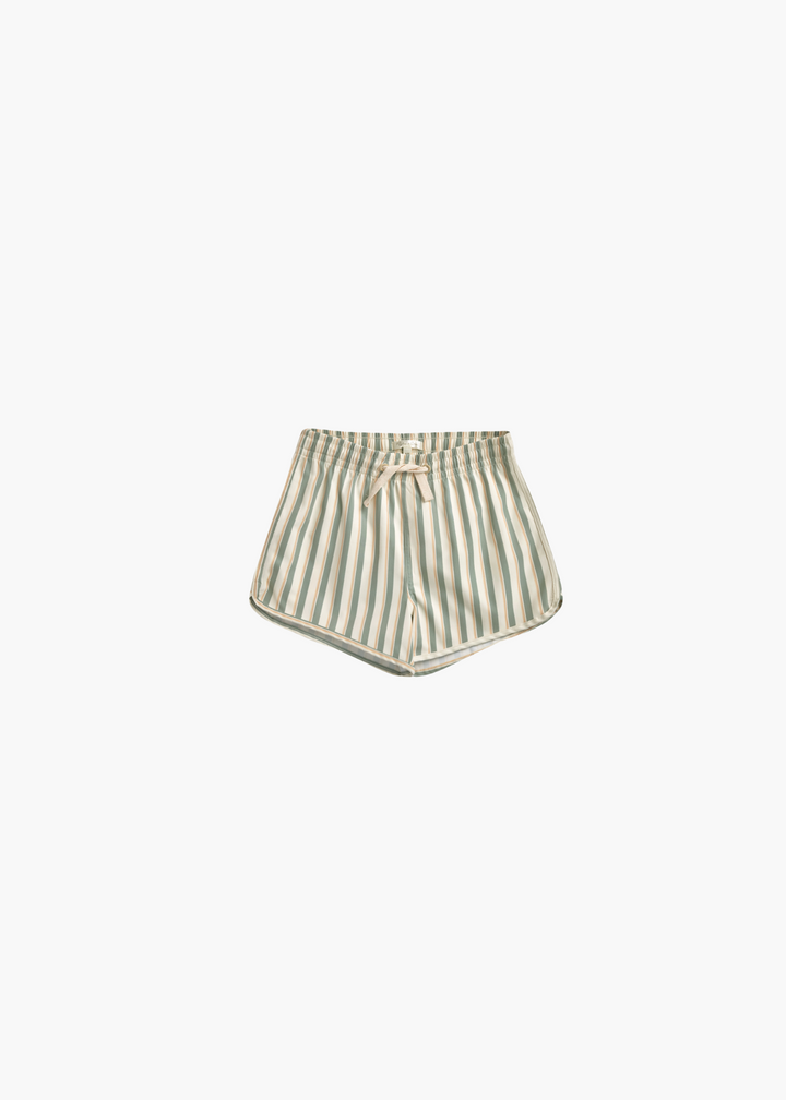 Swim Trunk || Aqua Stripe - FINAL SALE
