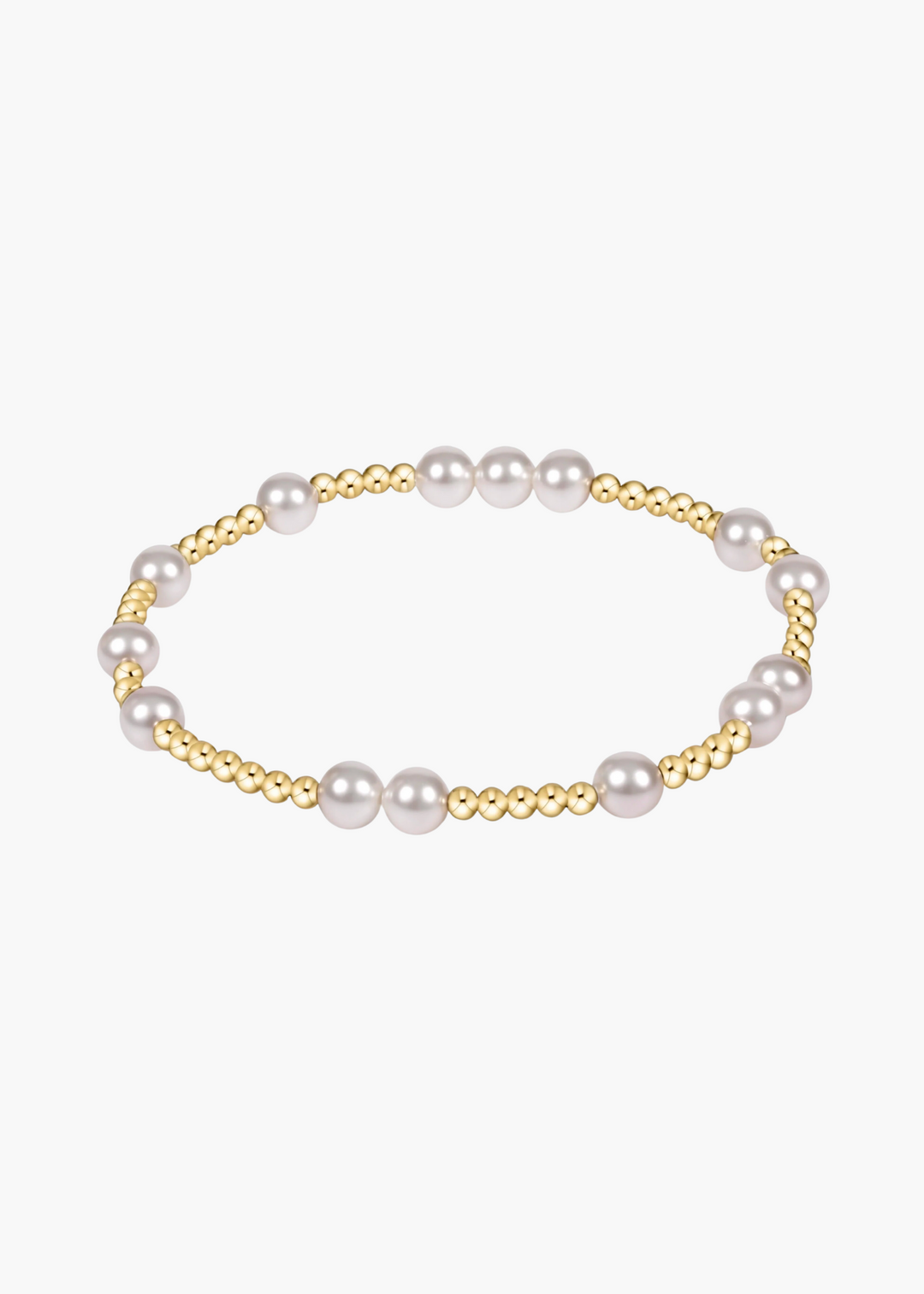 Hope Unwritten 6mm Bead Bracelet - Pearl