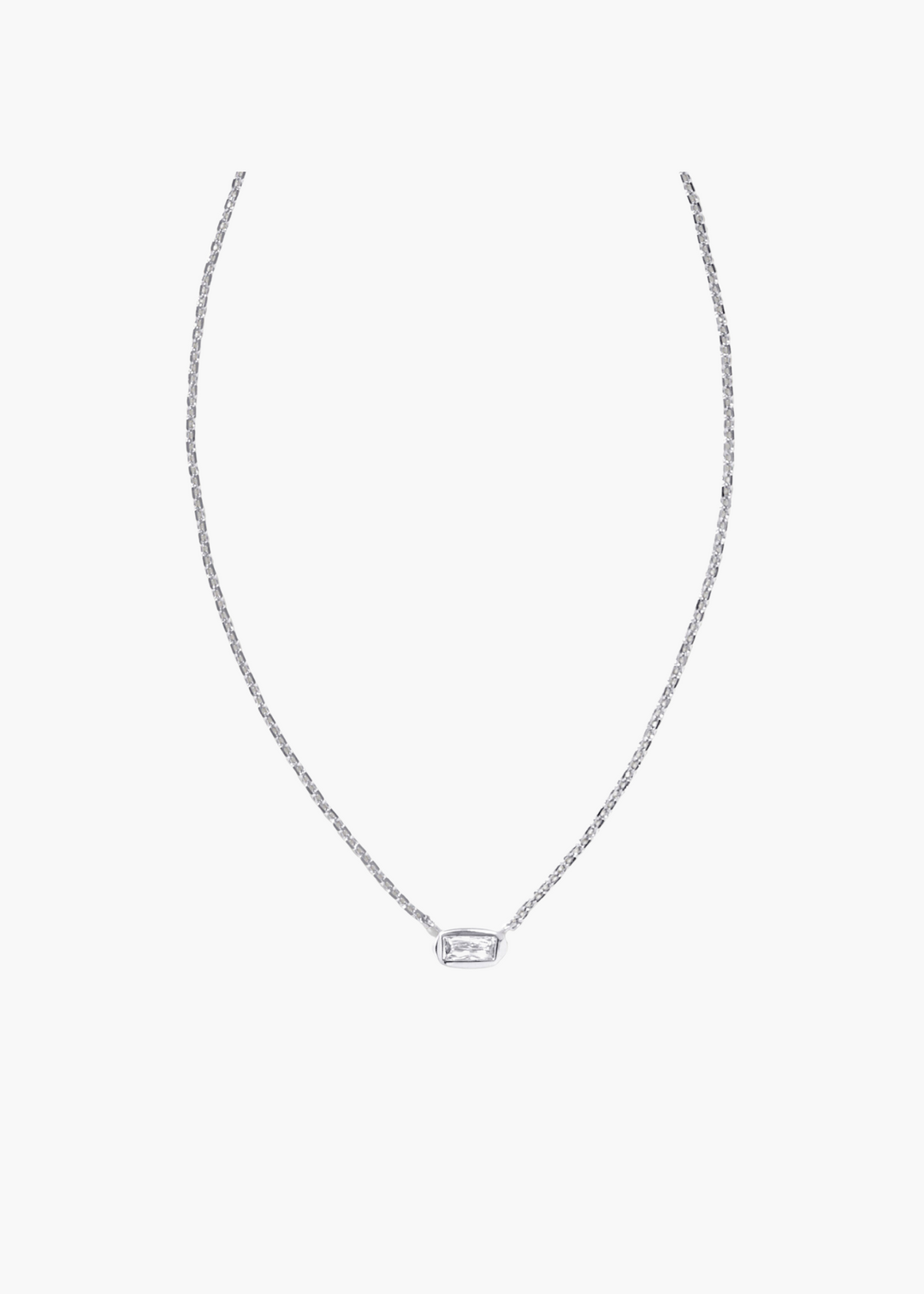 Fern Crystal Pendant Necklace