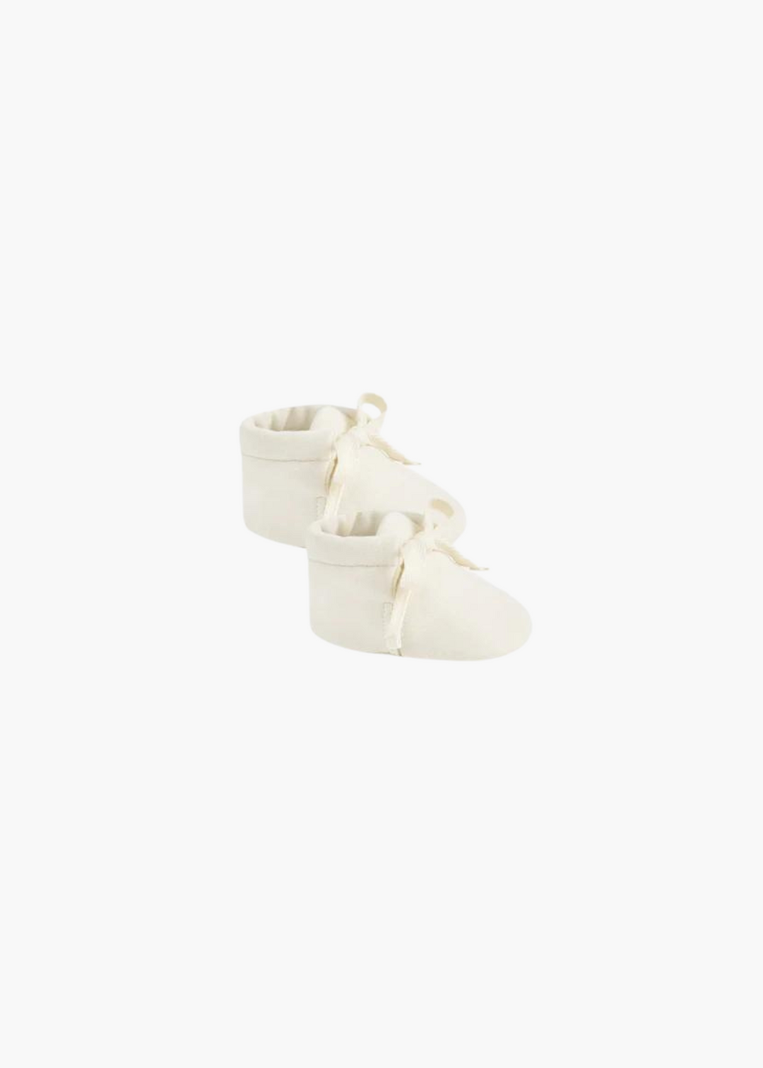 baby booties || ivory