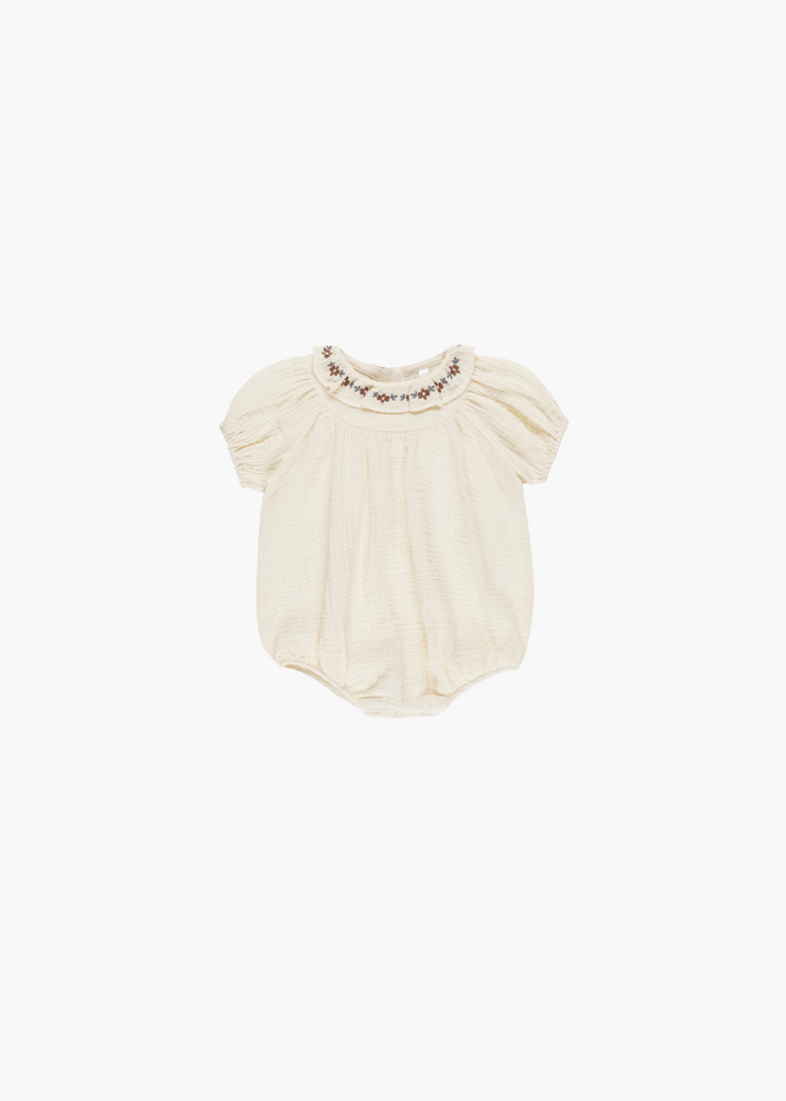 Lula Romper || Natural-FINAL SALE