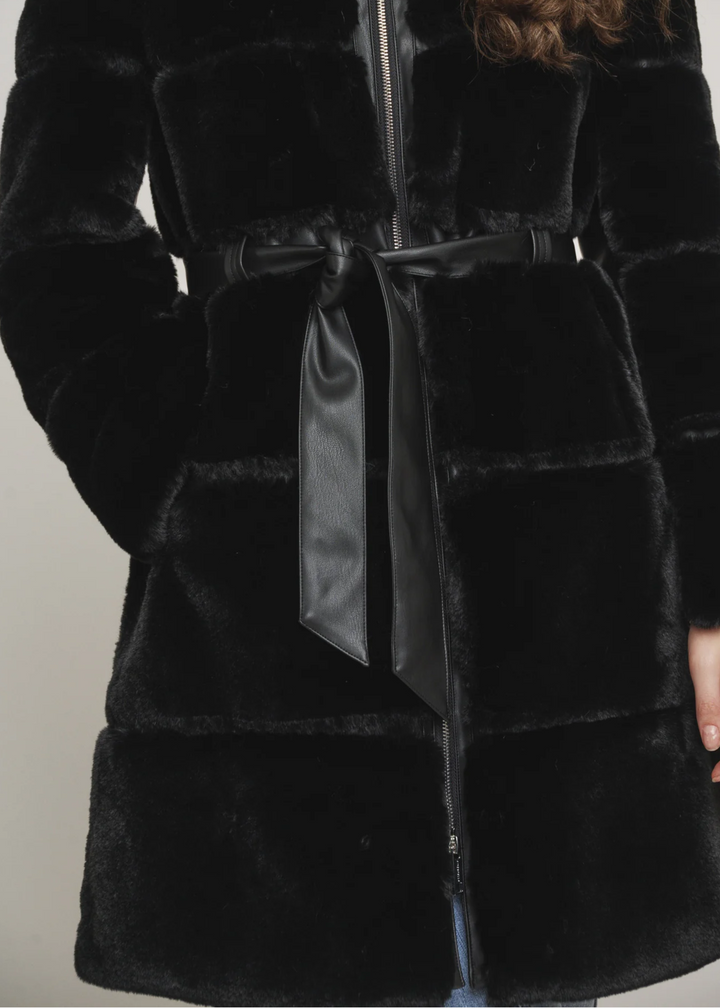 Harvard Faux Fur Coat -FINAL SALE