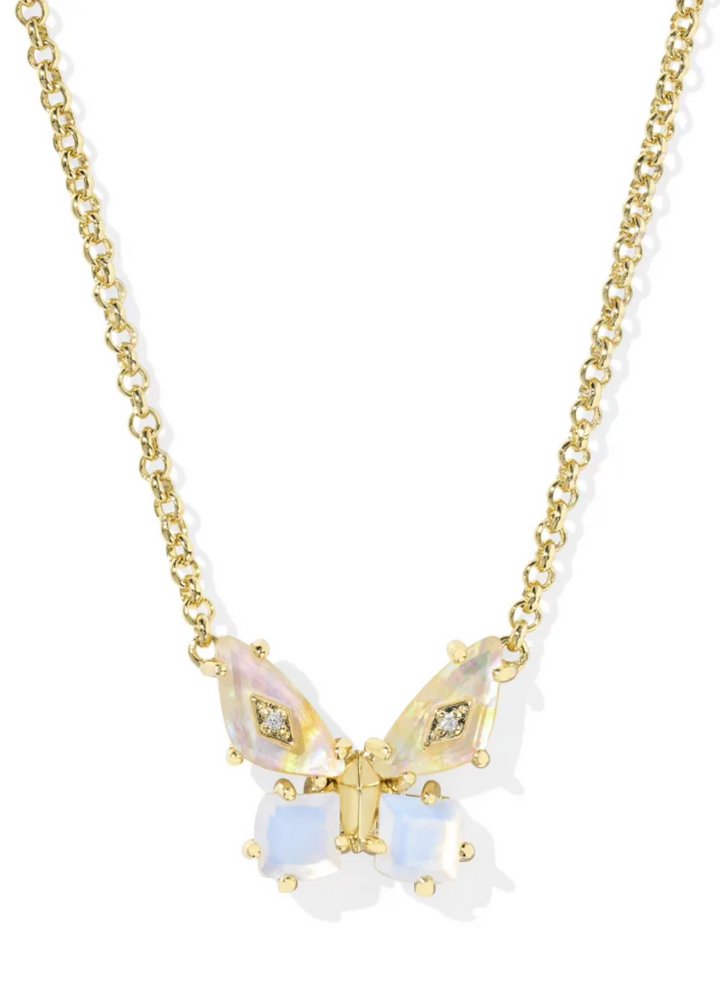 Bianca Butterfly Short Pendant Necklace