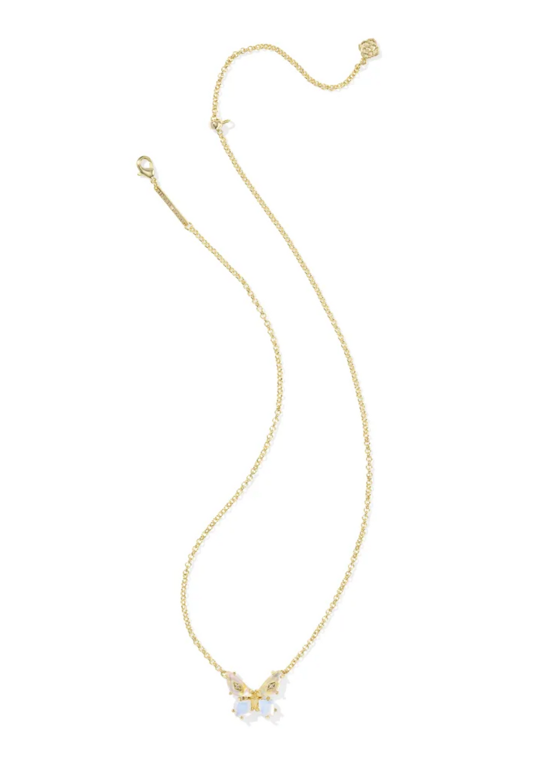 Bianca Butterfly Short Pendant Necklace