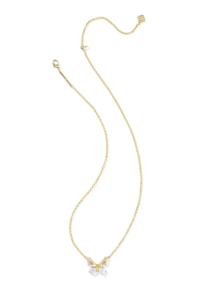 Bianca Butterfly Short Pendant Necklace