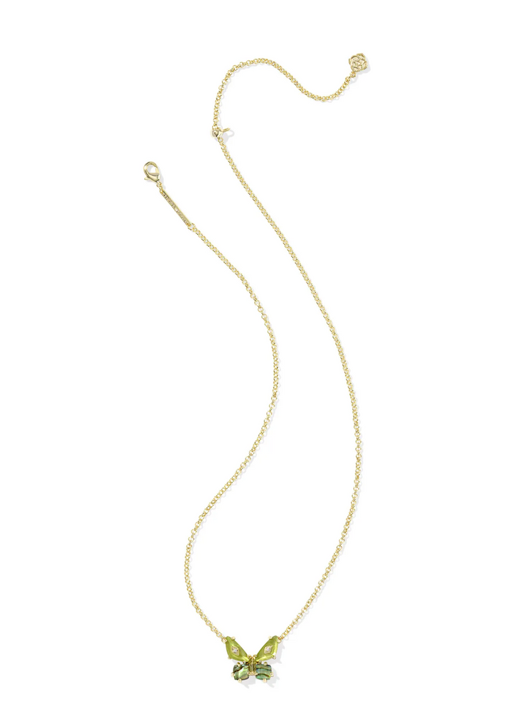 Bianca Butterfly Short Pendant Necklace