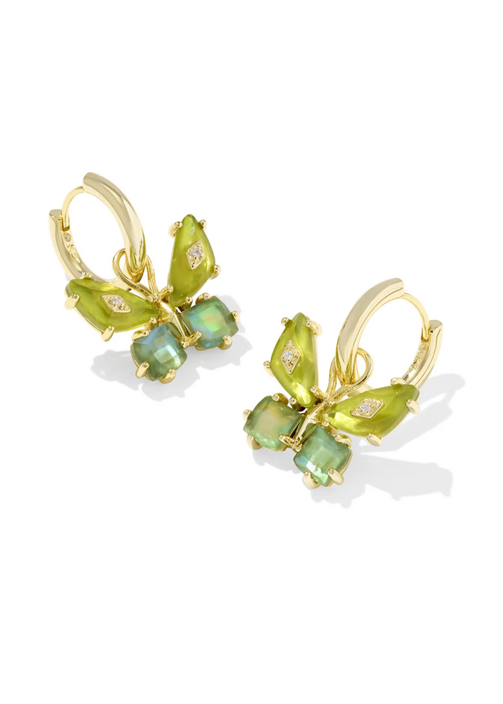 Bianca Butterfly Huggie Earrings