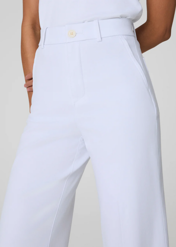 SPANXsupersmooth™ Stretch Twill Cropped Wide Leg Pant