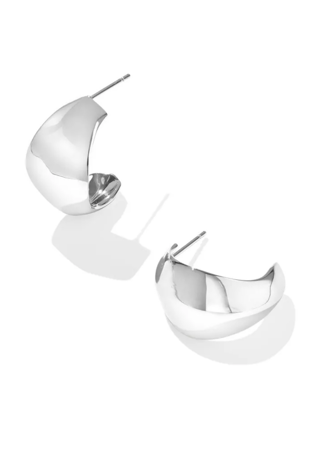 Krista Metal Hoop Earrings- FINAL SALE
