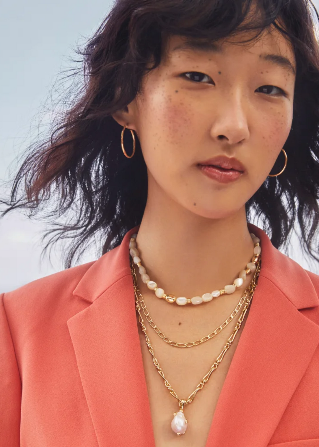 Melody Small Long Pendant Necklace-FINAL SALE