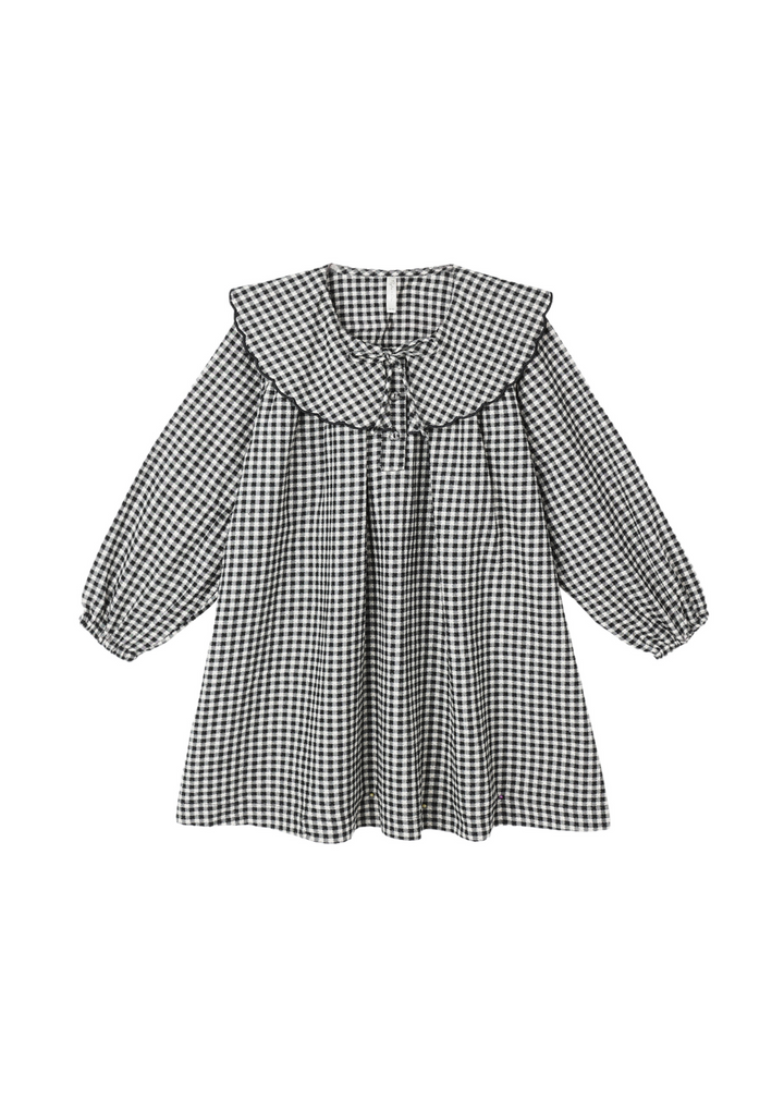 Mini Dress || Black Gingham