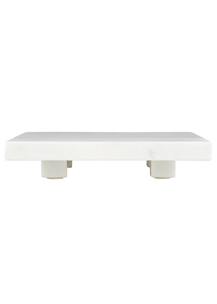 Marble Square Footed Tray