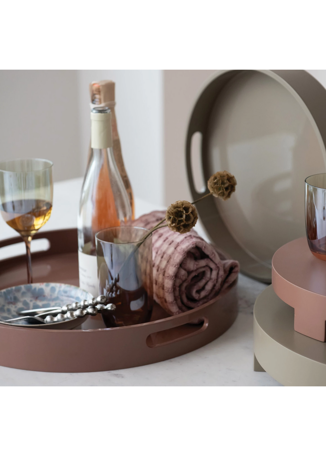 Iridescent Amber Wine, Set of 2