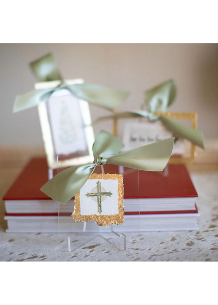 The Cross Watercolor Ornament