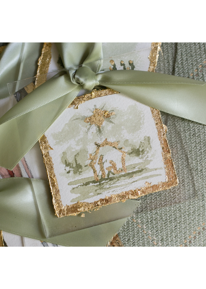 The Nativity Watercolor Ornament