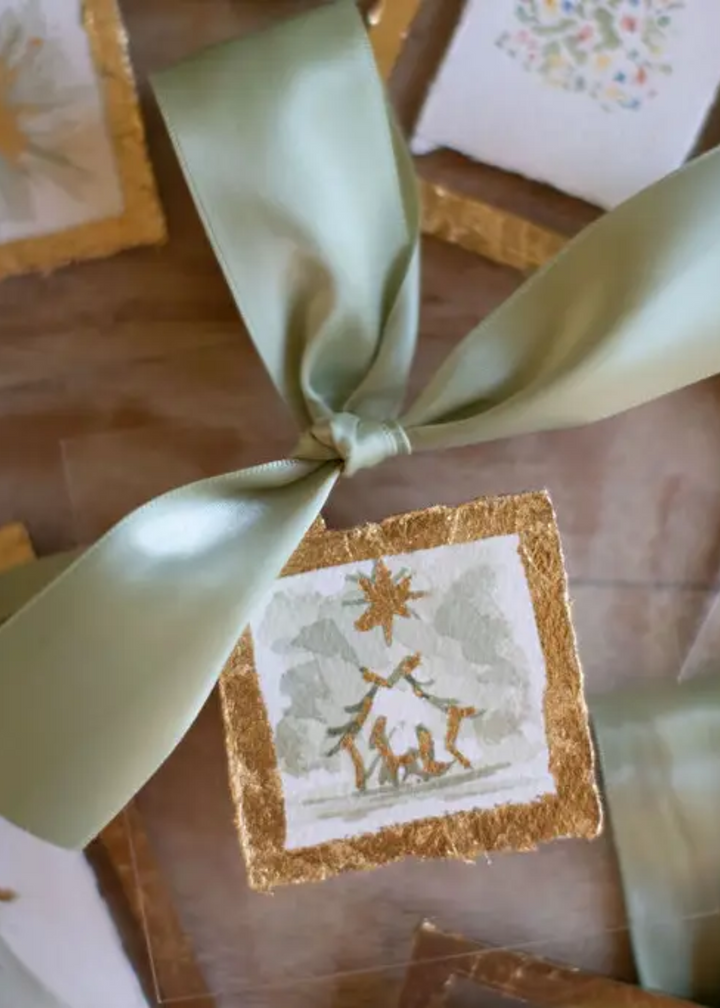 The Nativity Watercolor Ornament