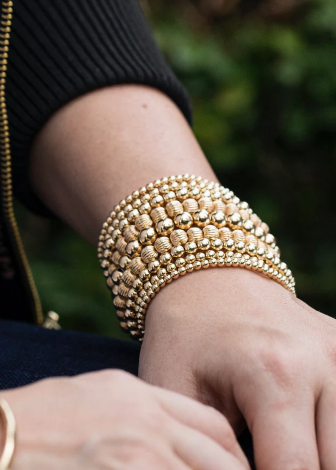 Dignity Gold 6mm Bead Bracelet