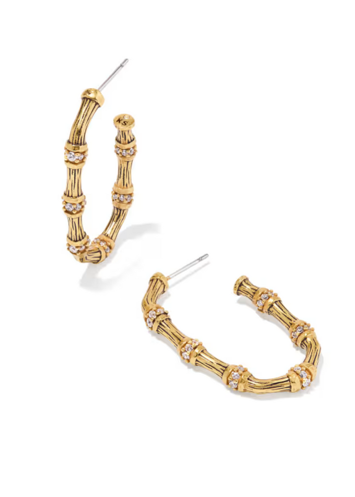 Maura Bamboo Hoop Earrings-FINAL SALE