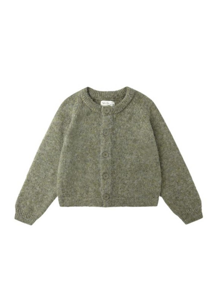 Fuzzy Cardigan || Evergreen