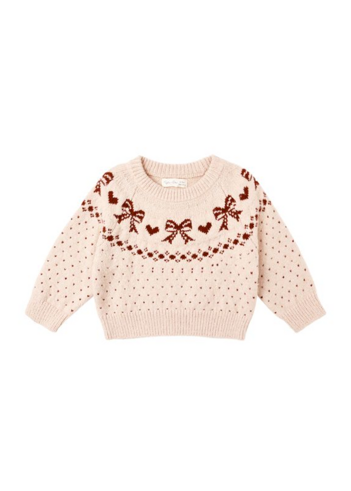 Fair Isle Sweater || Bows